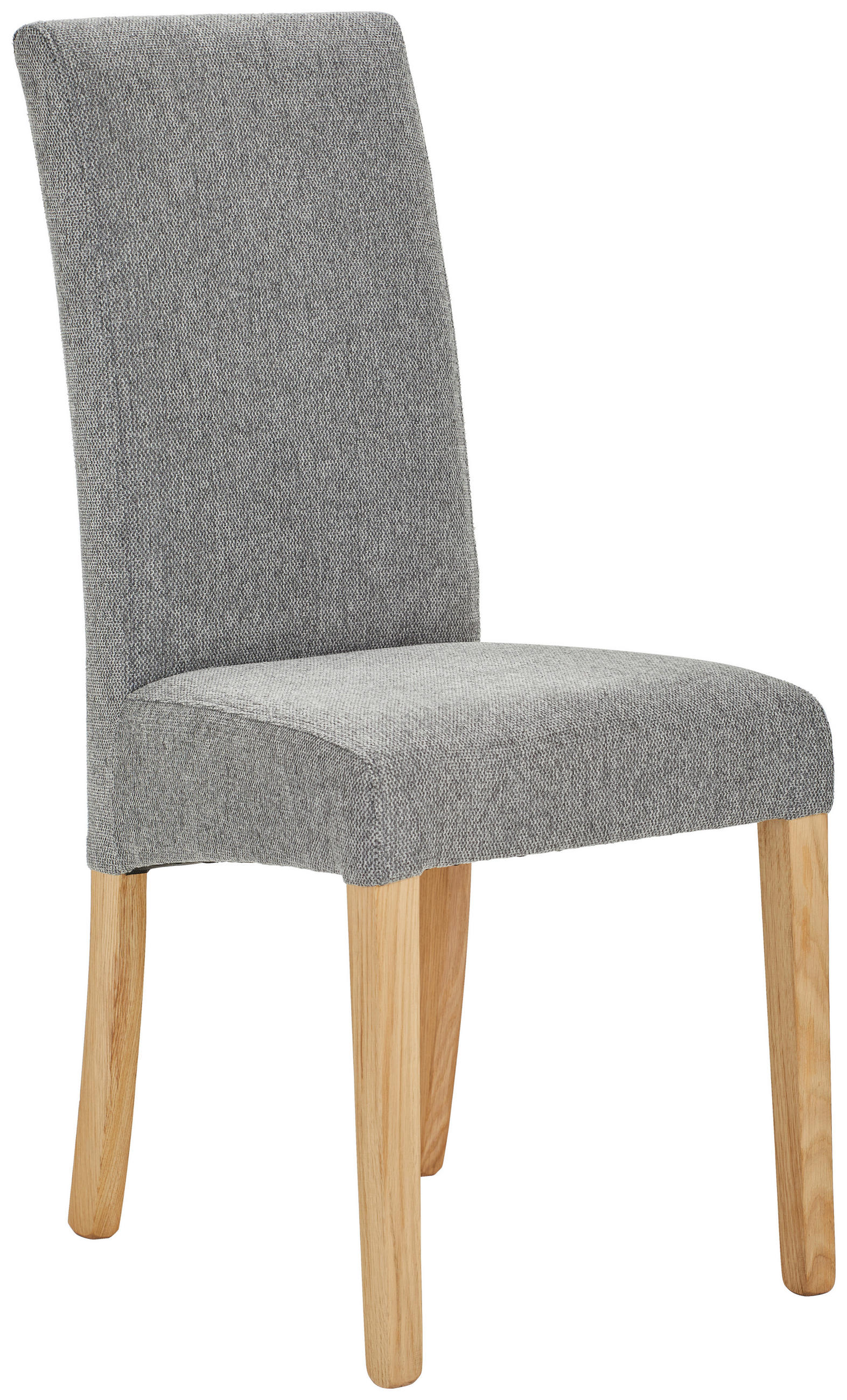 STUHL in Holz, Textil Grau, Eichefarben  - Eichefarben/Grau, LIFESTYLE, Holz/Textil (42/95/57cm) - Carryhome
