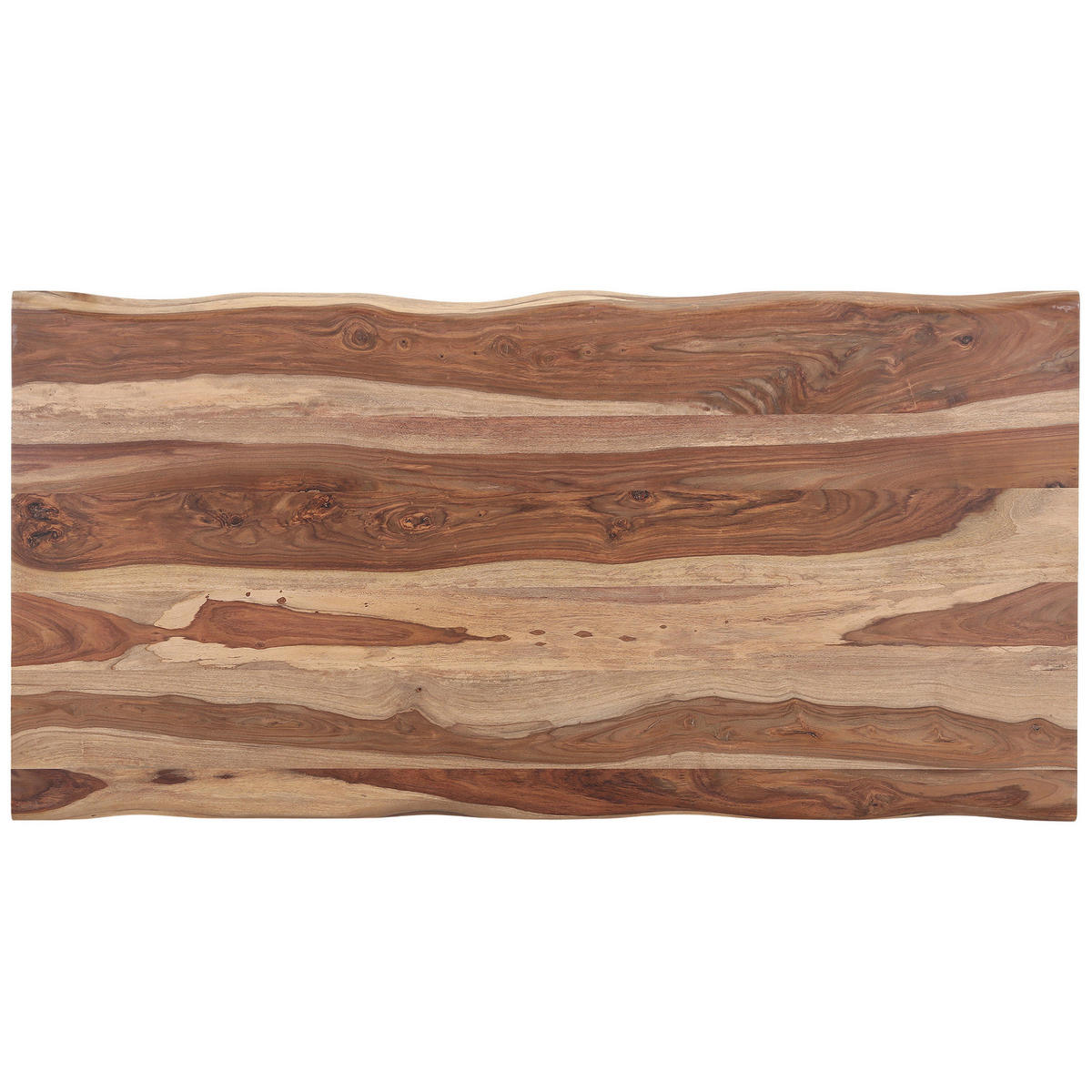 TISCHPLATTE Sheeshamfarben   - Sheeshamfarben, Design, Holz (200/100/5cm) - Landscape