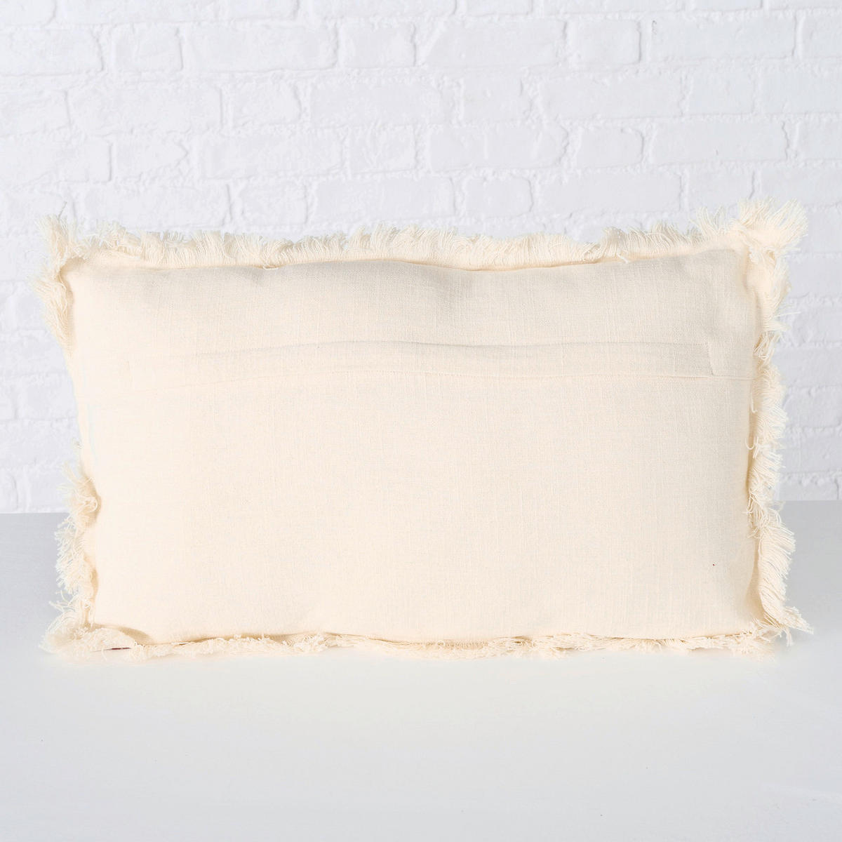 SOFAKISSEN  50/30 cm   - Rot/Creme, Basics, Textil (50/30cm)