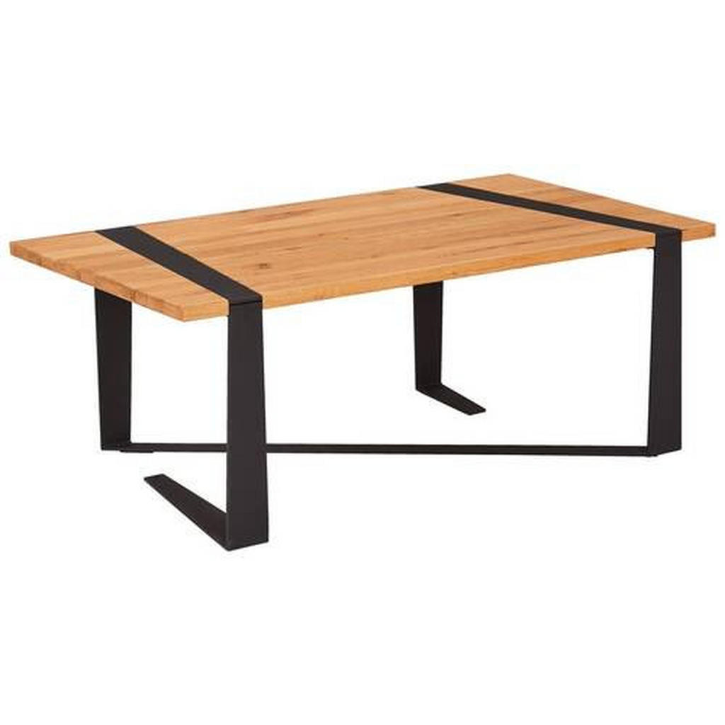 Livetastic KONFERENČNÍ STOLEK, přírodní barvy, černá, dřevo, kov, 110/60/41 cm
