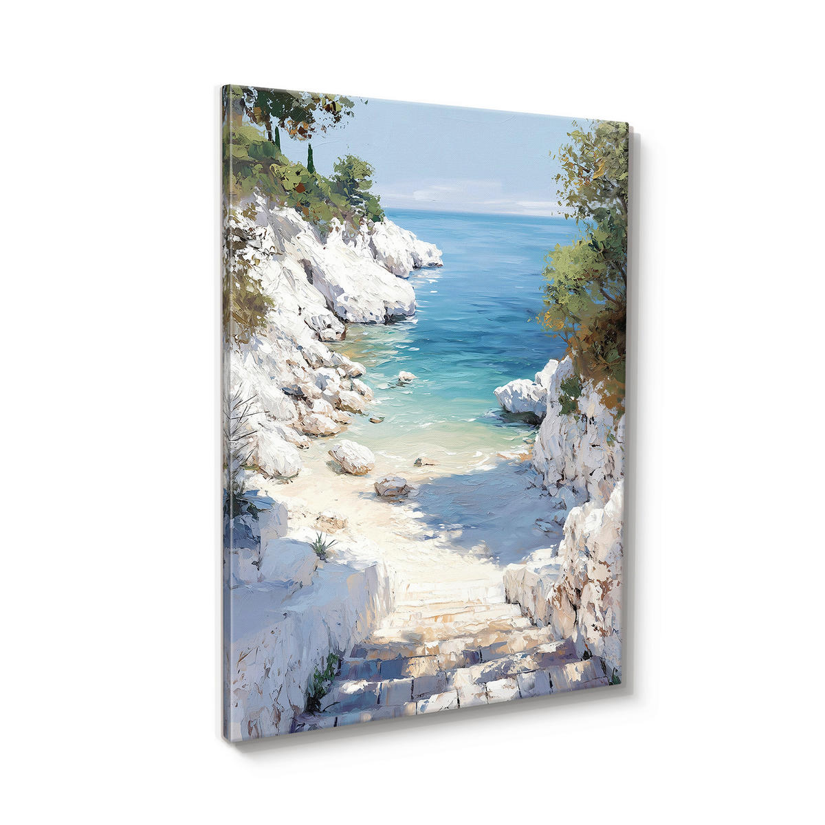 LEINWANDBILD Landschaft & Natur, Strand & Meer 70/100 cm  - Multicolor, Basics, Holz/Textil (70/100cm)