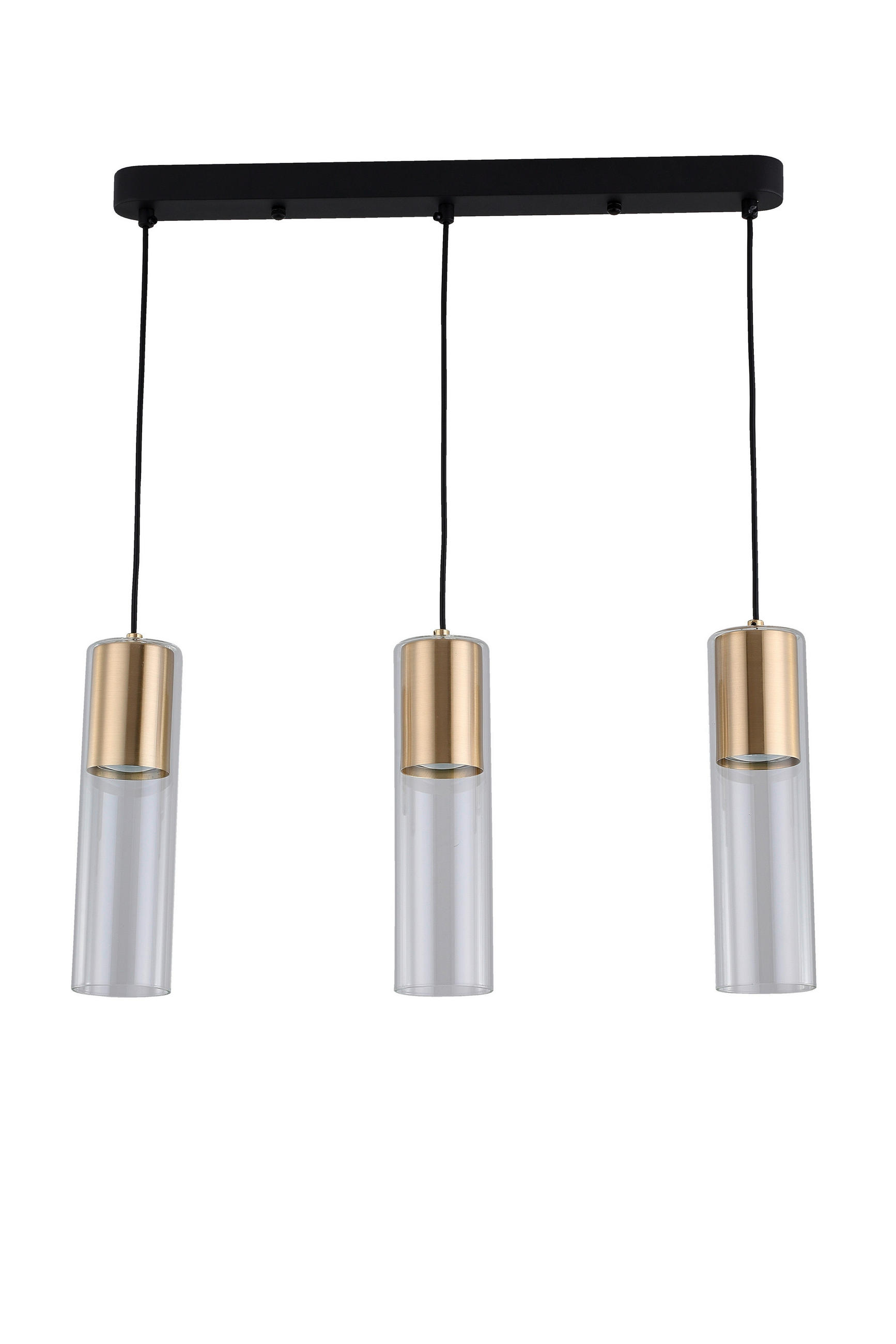 HÄNGLAMPA Manacor 50/7/150 cm  - guldfärgad, Basics, glas (50/7/150cm)