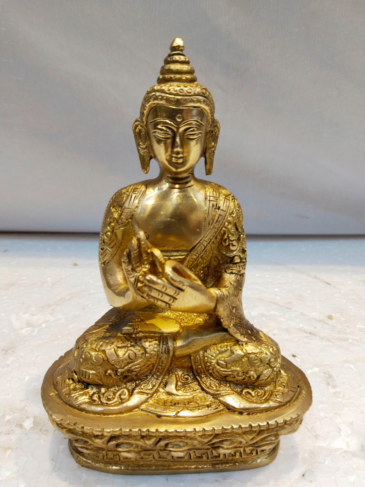 SKULPTUR - Goldfarben, LIFESTYLE, Metall (12/8/17cm) - Ambia Home