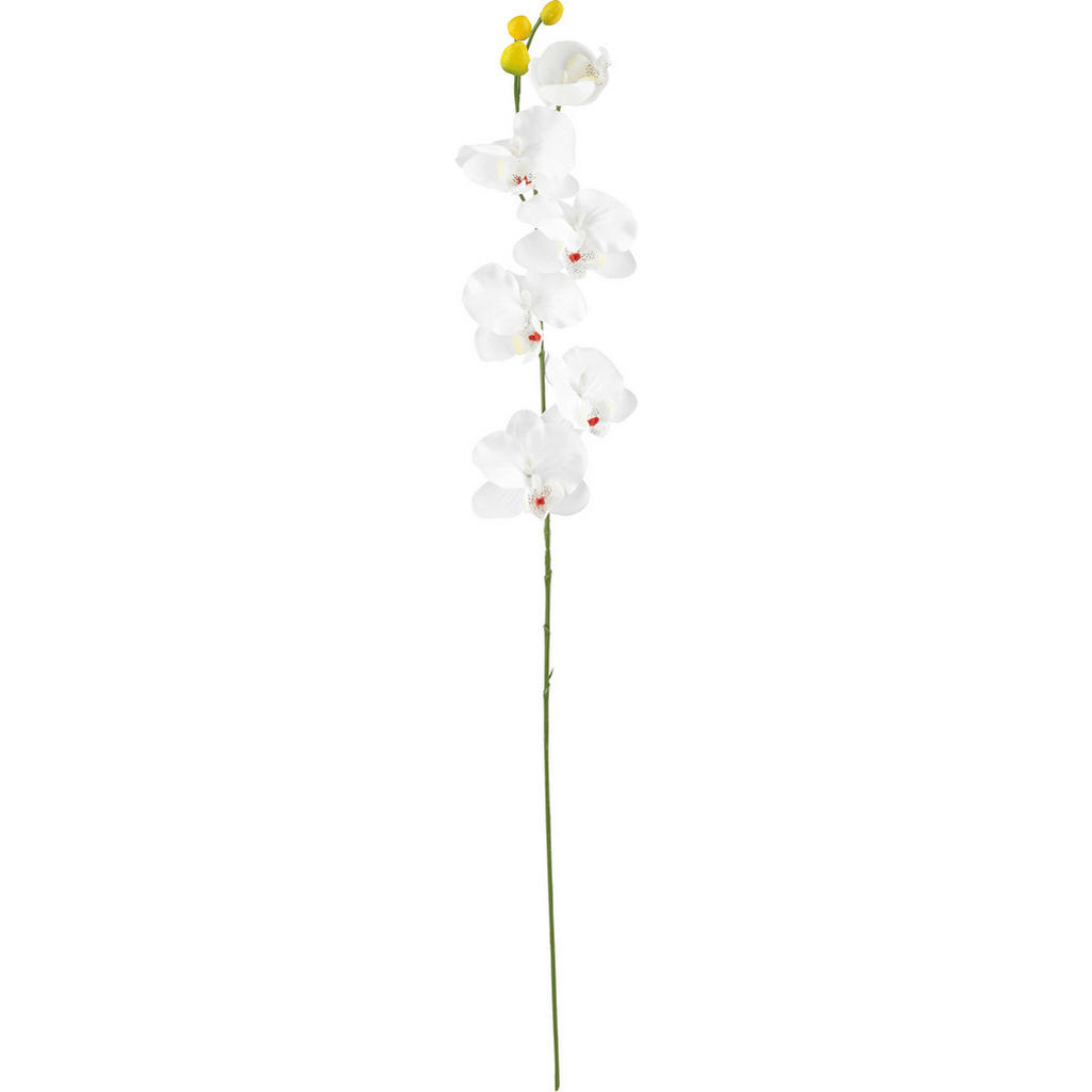 UMĚLÁ KVĚTINA orchidej 72 cm - krémová