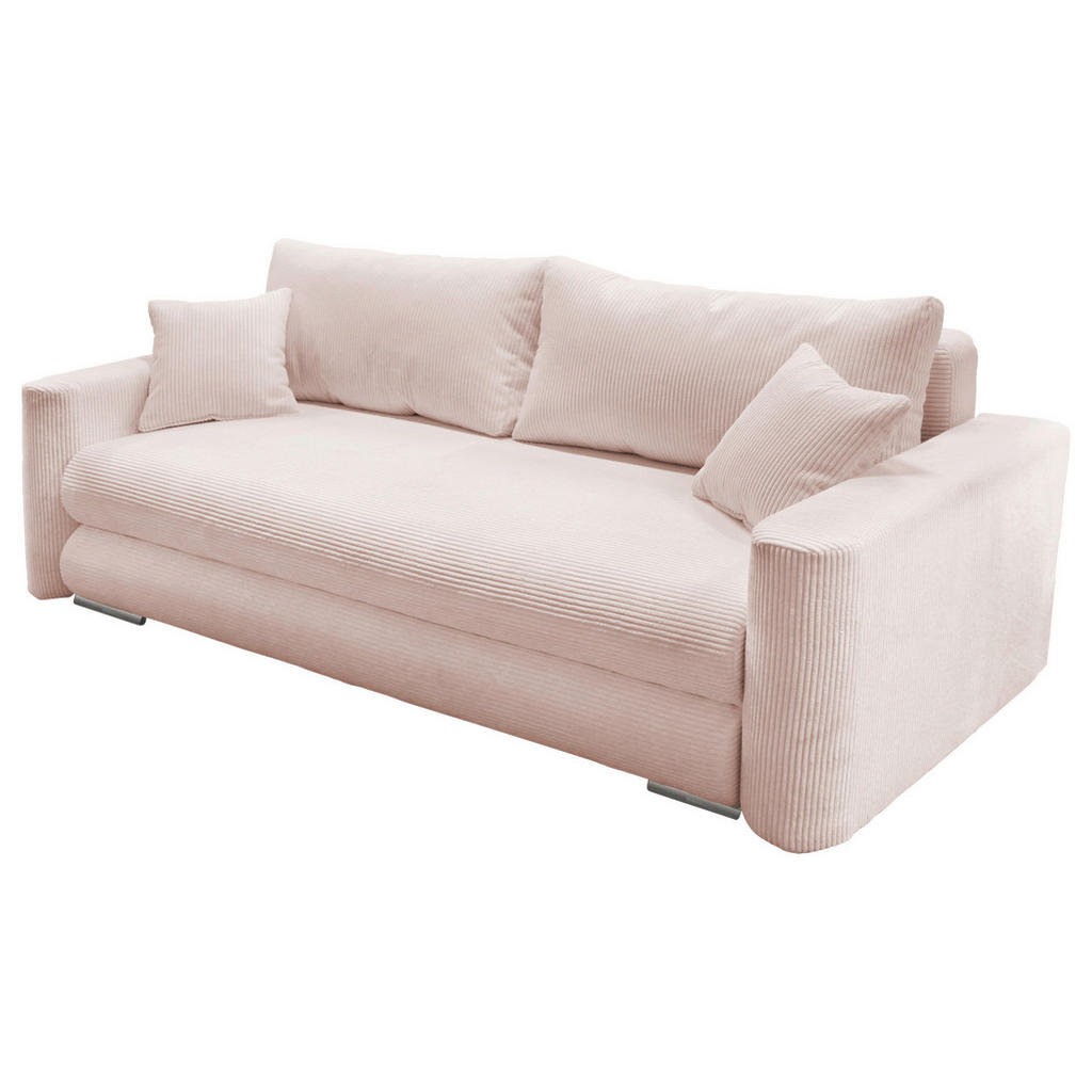 Thumbnail - Mid.you Schlafsofa, Rosa, Textil, 232x88x105 cm, Liegefunktion, Wohnzimmer, Sofas & Couches, Schlafsofas, Schlafsofas mi...