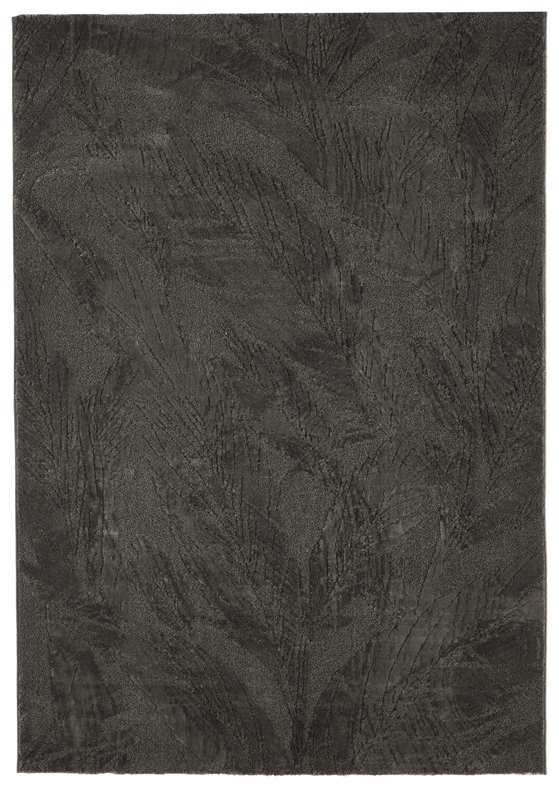 Webteppich, Anthrazit, Federn Winga