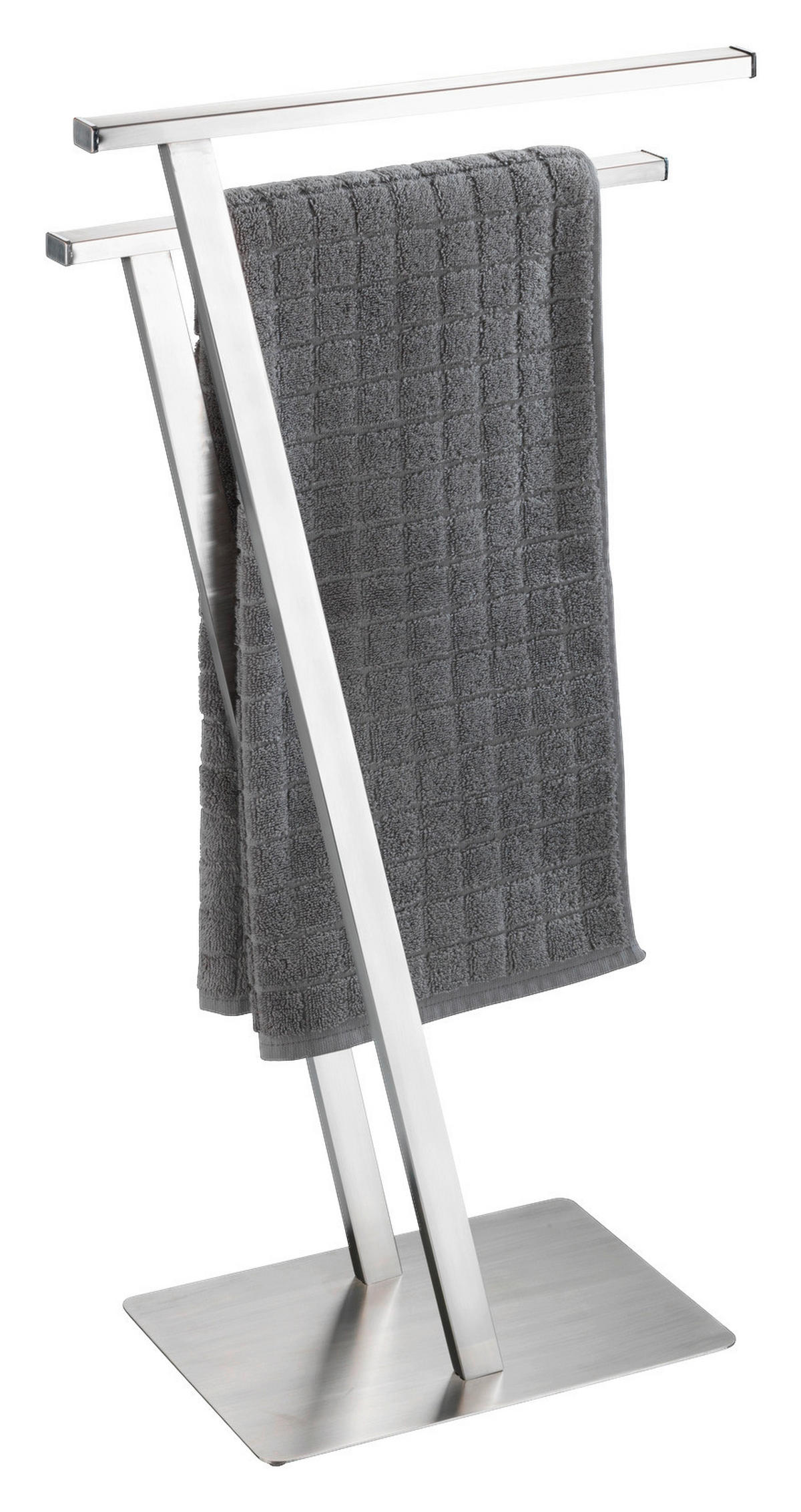 HANDTUCHHALTER  - Basics, Metall (20/76,5/40cm) - Wenko