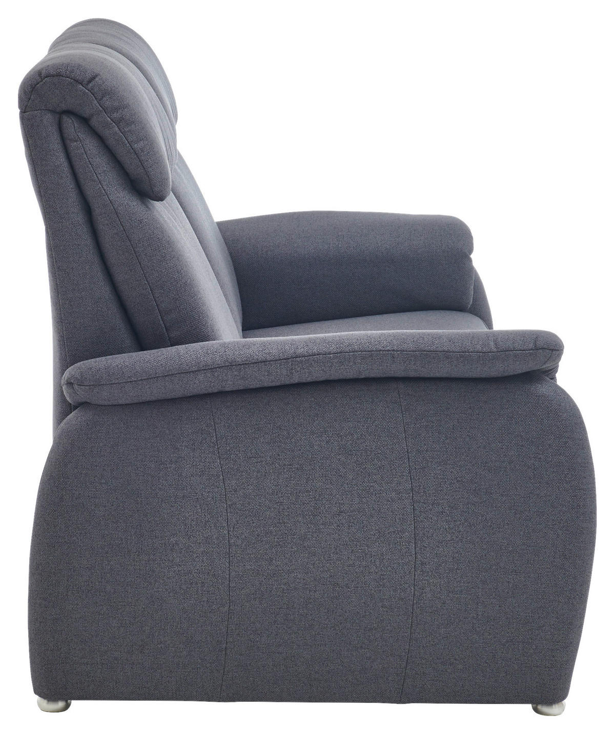 TRAPEZSOFA Flachgewebe Anthrazit  - Anthrazit, KONVENTIONELL, Textil (222/107/102cm) - Pure Home Comfort