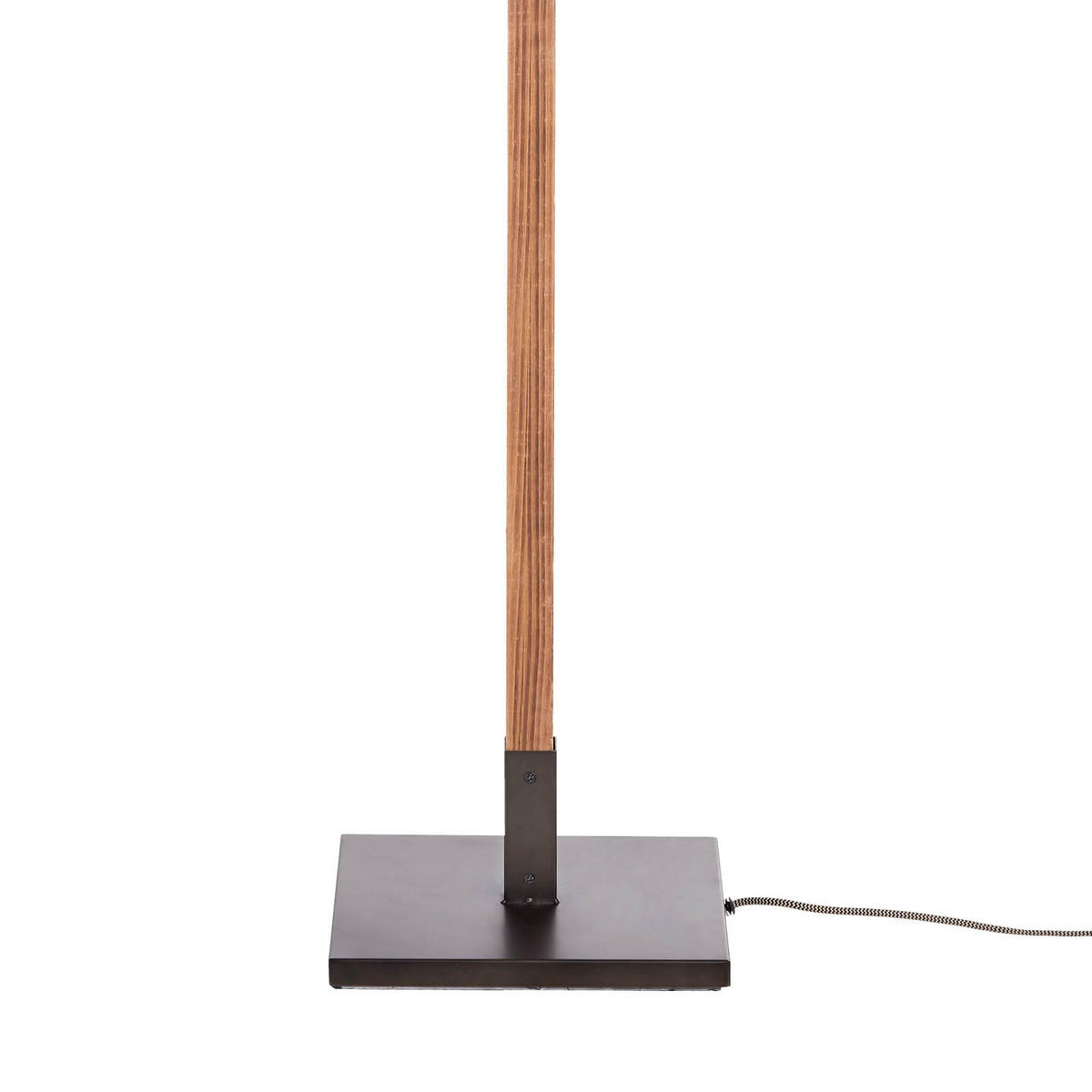 STEHLEUCHTE  51/153,5 cm   - Schwarz, Design, Holz/Metall (51/153,5cm) - Brilliant