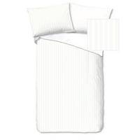 BETTWÄSCHE 2-teilig Descanso Satin 140/200 cm  - Weiß, Basics, Textil (140/200cm)