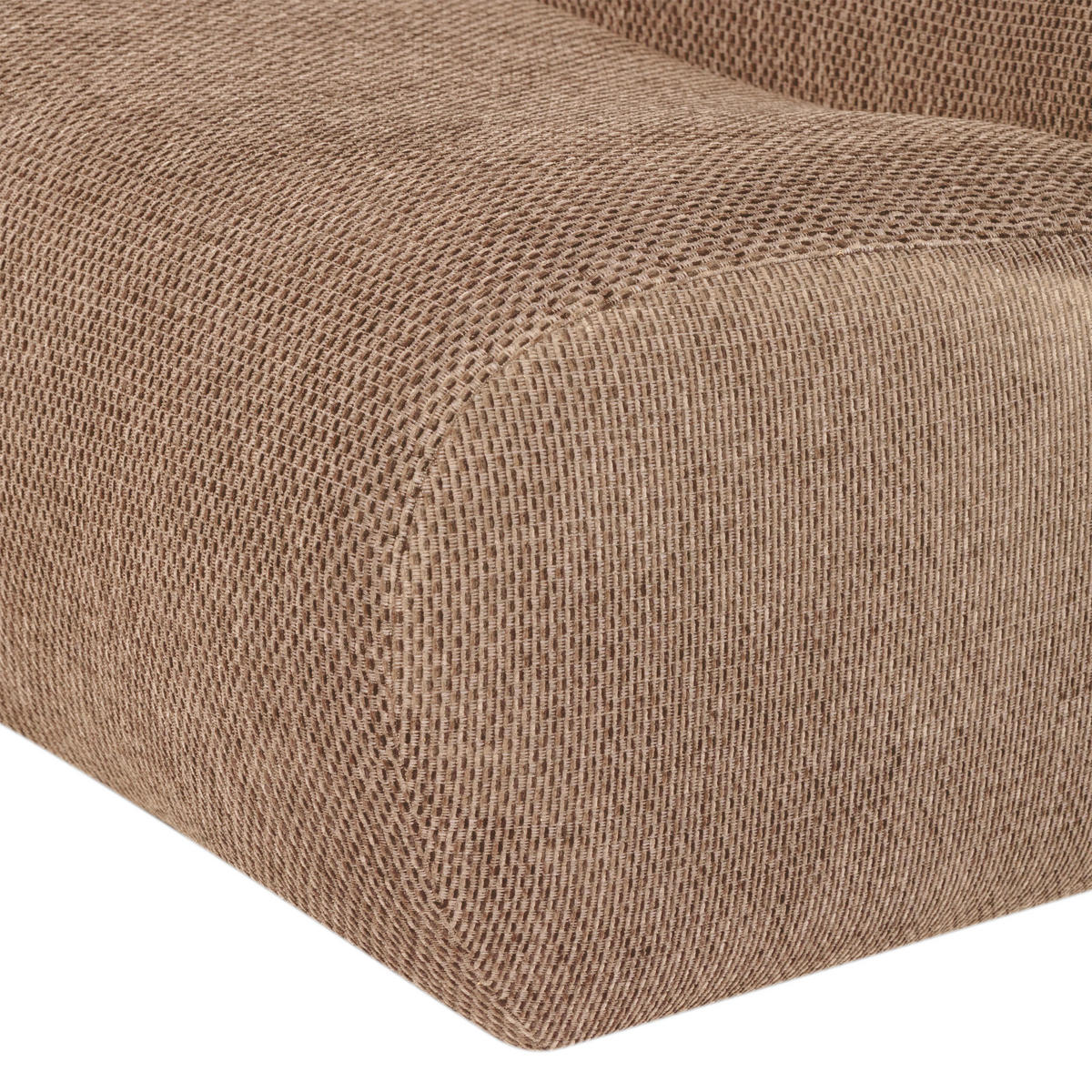 SESSEL in Chenille Hellbraun  - Hellbraun, MODERN, Kunststoff/Textil (76/74/92cm) - Livetastic