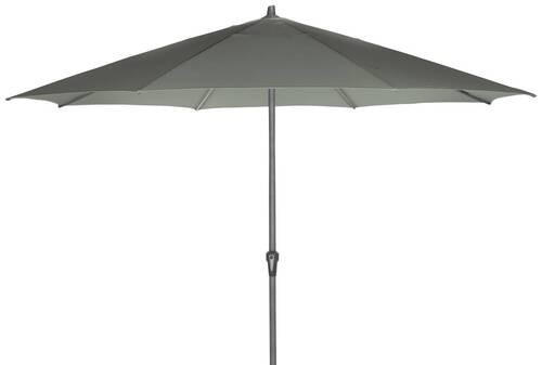 SONNENSCHIRM 350 cm  - Anthrazit/Olivgrün, KONVENTIONELL, Textil/Metall (350/350cm) - Siena Garden