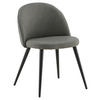 STOLSET stål  - mörkgrå/beige, Design, metall/textil (50/76,5/57cm) - Livetastic