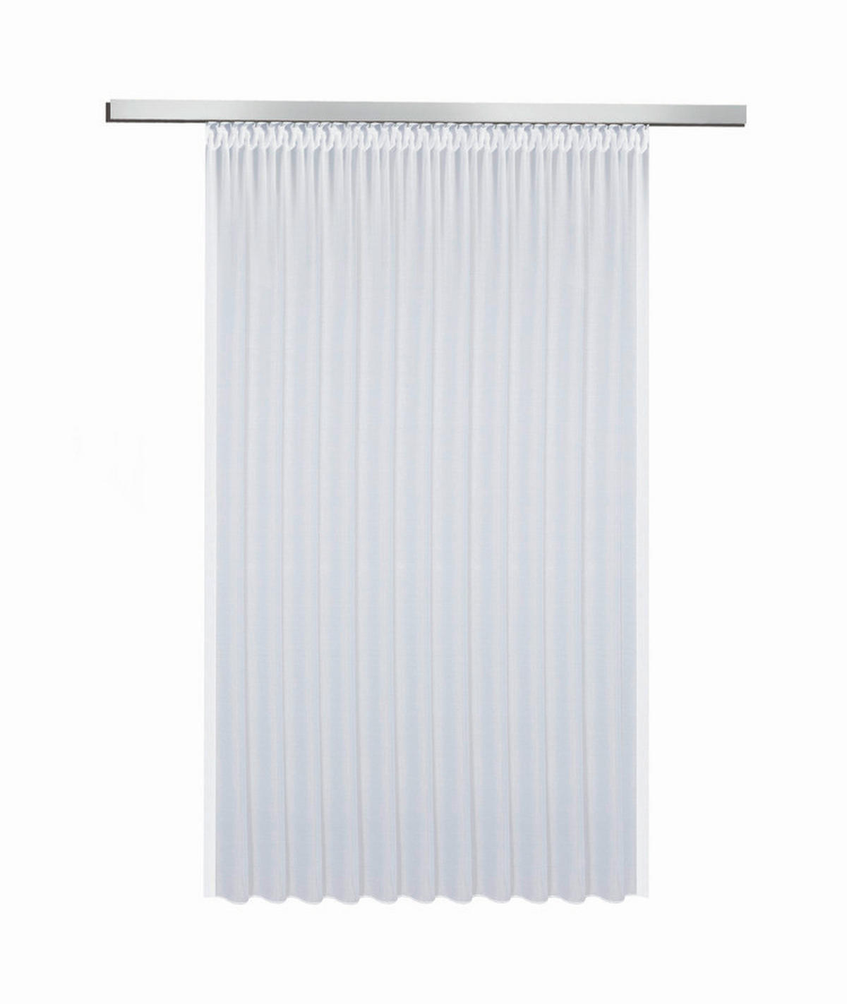 FERTIGSTORE  transparent  300/175 cm   - Weiß, Basics, Textil (300/175cm)