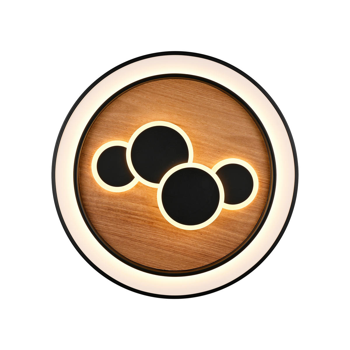 LED-DECKENLEUCHTE 60/60/8 cm   - Natur, Holz (60/60/8cm)