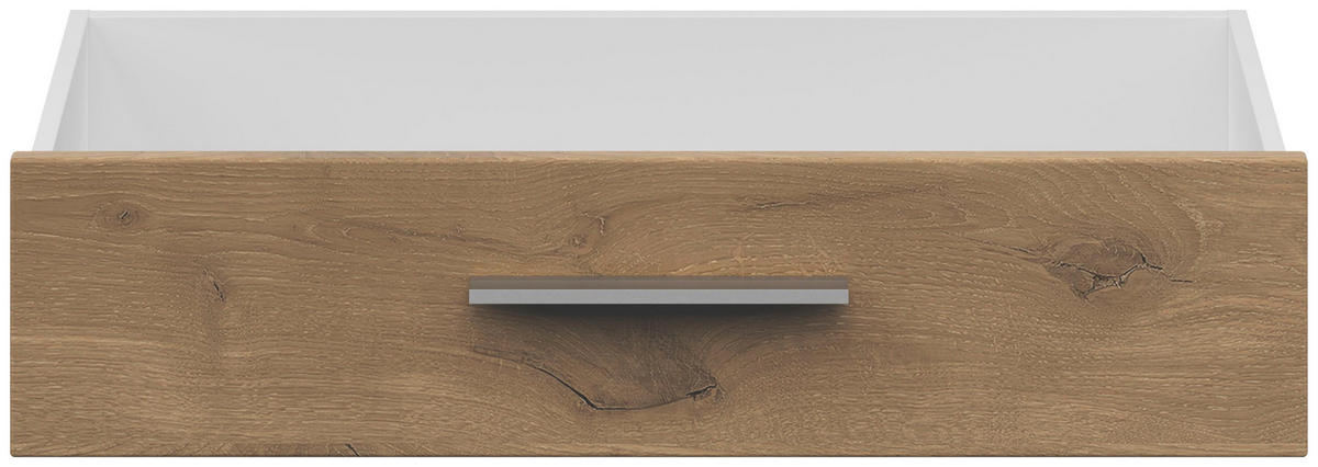 SCHUBKASTENEINSATZ 73,1/16,9/36,6 cm   - Weiss/Eichefarben, Konventionell, Holzwerkstoff (73,1/16,9/36,6cm) - Voleo