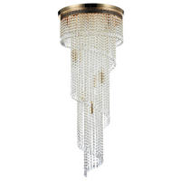 KRONLEUCHTER 42/97,5 cm  - Goldfarben, Basics, Glas/Metall (42/97,5cm) - MAYTONI