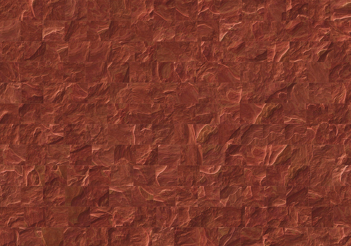 FOTOTAPETE - Rot/Braun, Trend, Papier (400/280cm) - Komar