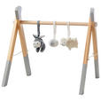 SPIELBOGEN - Hellgrau/Naturfarben, Basics, Holz/Textil (56,6/49,7/55cm) - My Baby Lou