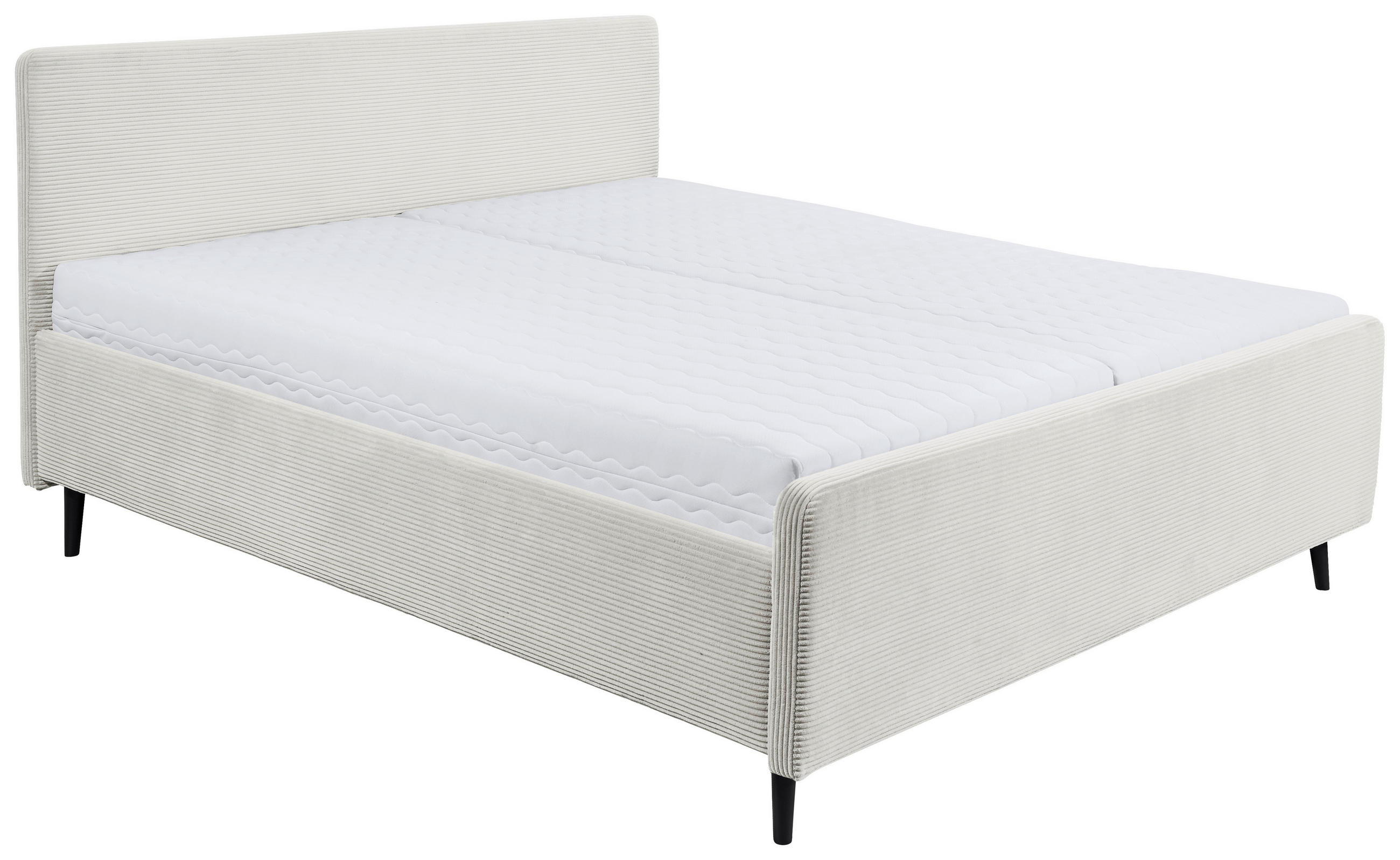 Polsterbett 160x200 Peach Creme