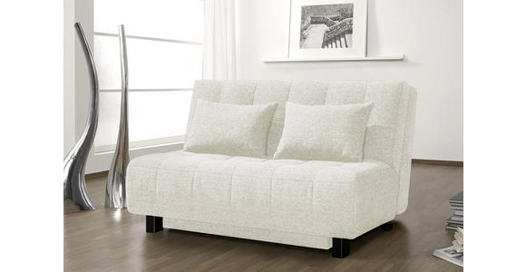 SCHLAFSOFA Naturfarben - Schwarz/Naturfarben, Design, Textil/Metall (145/92/102cm) - Novel