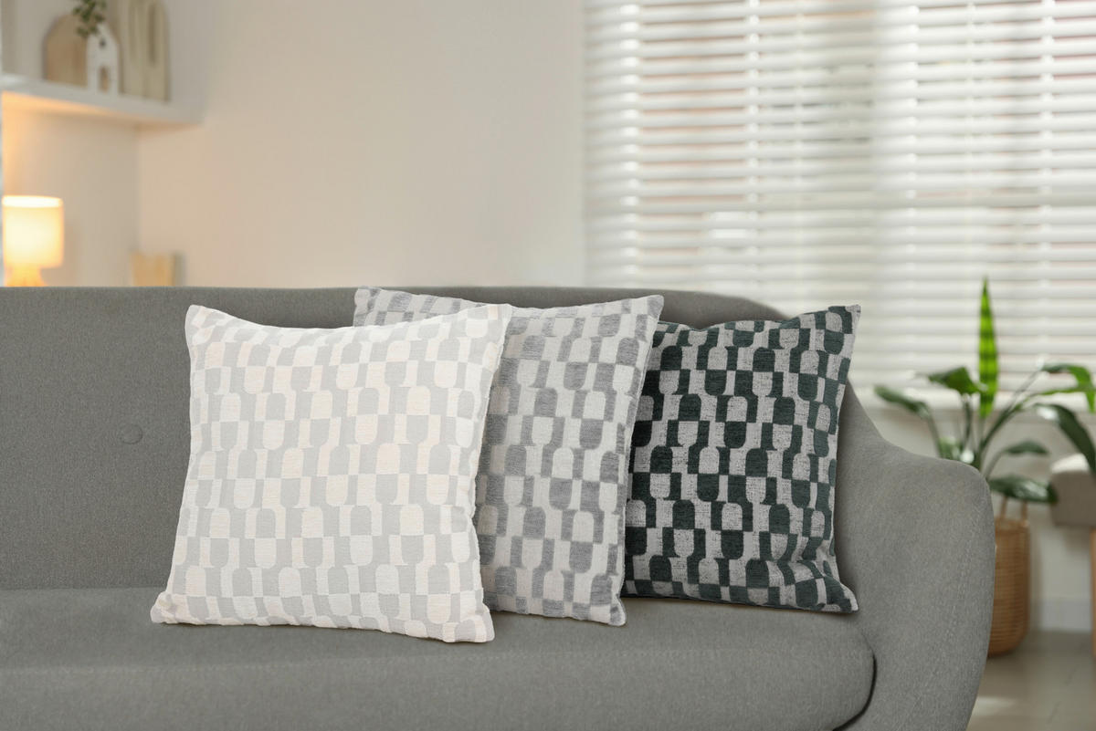 ZIERKISSEN  45/45 cm   - Perlmutt, Basics, Textil (45/45cm) - Dieter Knoll