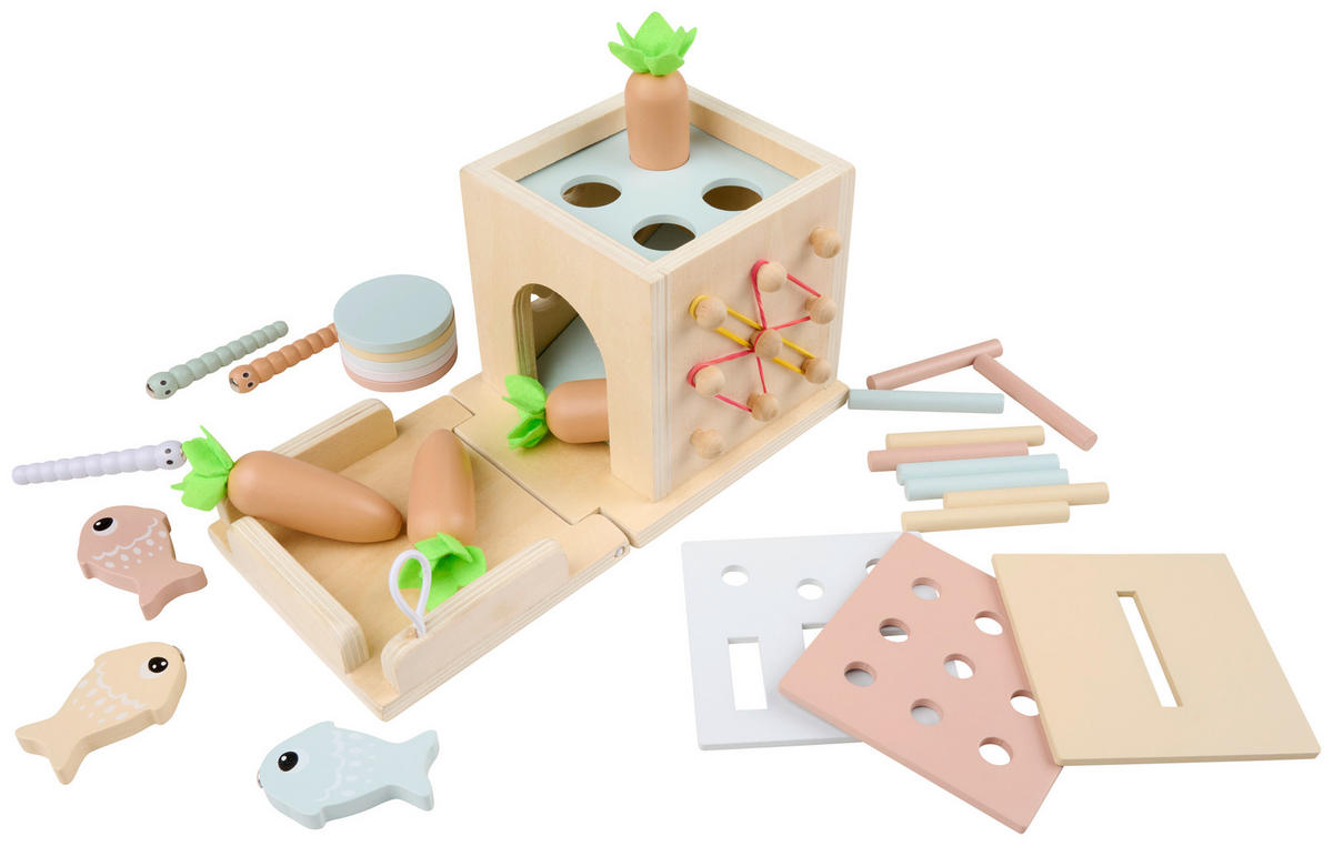 MOTORICKÁ HRA - vícebarevná, Trend, kov/kompozitní dřevo (11/12,9/10,75cm) - Avelia