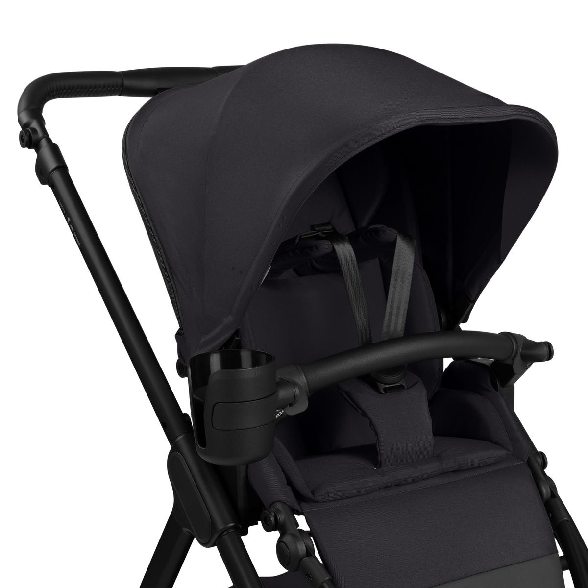 KINDERWAGEN Samba 2  - Schwarz, Basics, Textil/Metall (60/108/88cm) - ABC Design