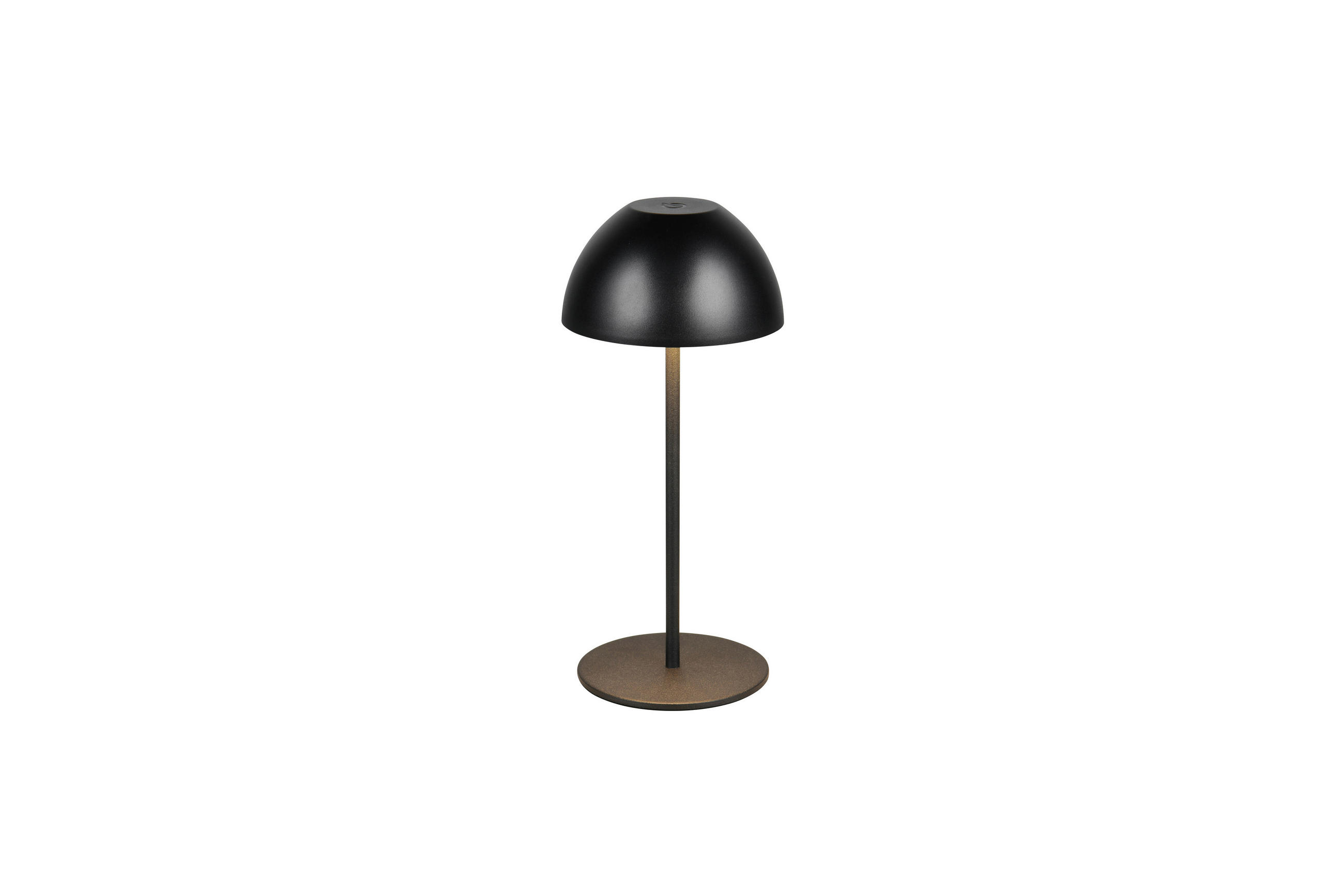 AKKU-TISCHLEUCHTE 9/20 cm  - Schwarz, Trend, Kunststoff (9/20cm)