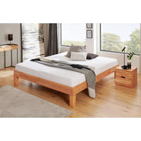 FUTÓNOVÁ POSTEĽ, 180/220 cm, jadrový buk - jadrový buk, Natur, drevo (180/220cm) - MID.YOU