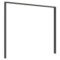 PASSEPARTOUTRAHMEN 273/208/12 cm Graphitfarben  - Graphitfarben, Design, Holzwerkstoff (273/208/12cm) - Boxxx