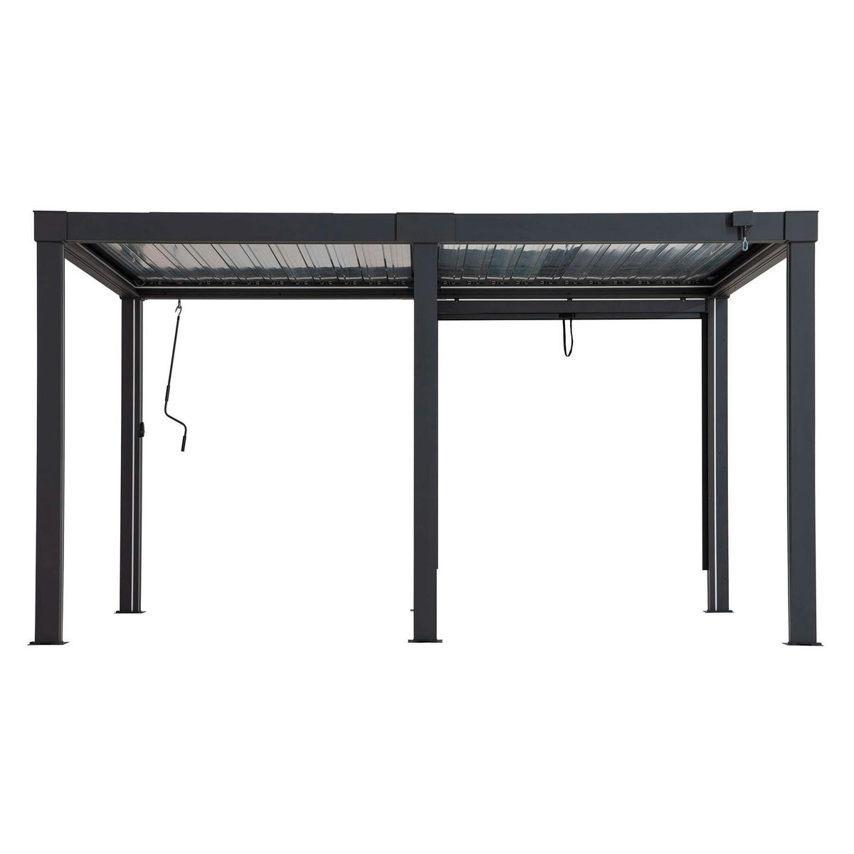 PAVILLON-ROLLO  - Grau, Basics, Textil/Metall (182/180cm) - Modante