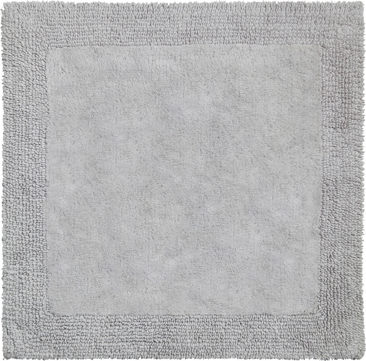 PREDLOŽKA PRED BIDET, 60/60 cm - sivá, Basics, textil/plast (60/60cm) - Grund