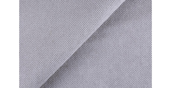 HOCKERBANK 108/42/54 cm Flachgewebe Hellgrau Kunststoff - Hellgrau/Schwarz, Design, Kunststoff/Textil (108/42/54cm) - Xora