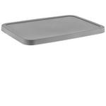 DECKEL  - Dunkelgrau, Basics, Kunststoff (28/38,5cm) - Homeware