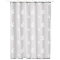 DUSCHVORHANG 180/200 cm  - Weiß, KONVENTIONELL, Textil (180/200cm) - Kleine Wolke