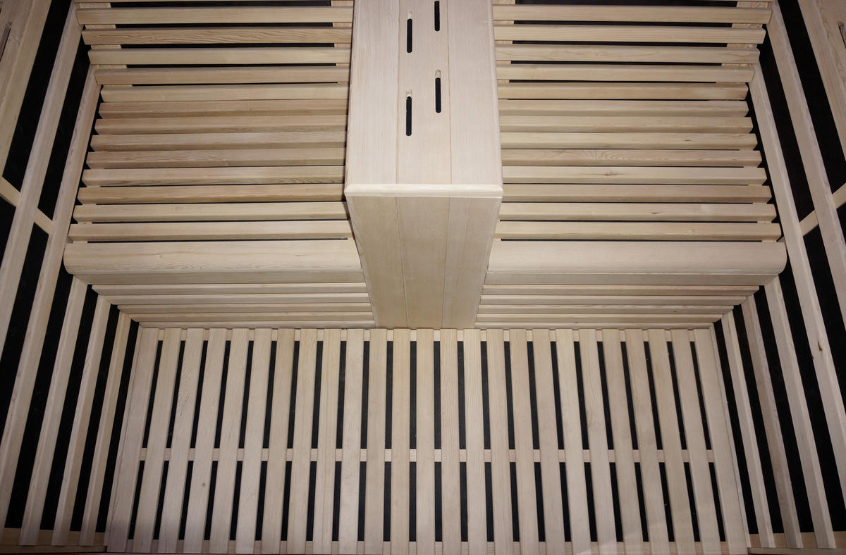 INFRAROTKABINE CARBON 2 für 2 Personen CARBON 2  - Naturfarben, Basics (180/195/150cm) - Sanotechnik