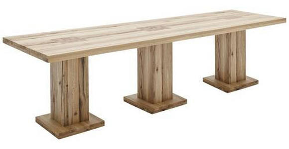 ESSTISCH Wildeiche massiv rechteckig Wildeiche - Wildeiche, KONVENTIONELL, Holz (300/120/76cm) - Landscape