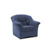 SESSEL Mikrofaser Dunkelblau    - Schwarz/Dunkelblau, KONVENTIONELL, Kunststoff/Textil (102/83/81cm) - MID.YOU