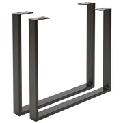 TISCHGESTELL in Schwarz - Schwarz, Design, Metall (78/72/7,5cm) - Valdera
