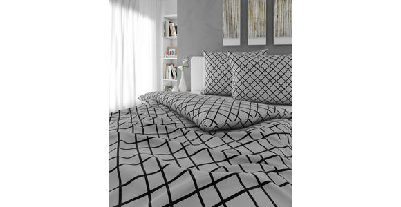 BETTWÄSCHE Flanell 200/210 cm  - Grau, KONVENTIONELL, Textil (200/210cm) - Esposa