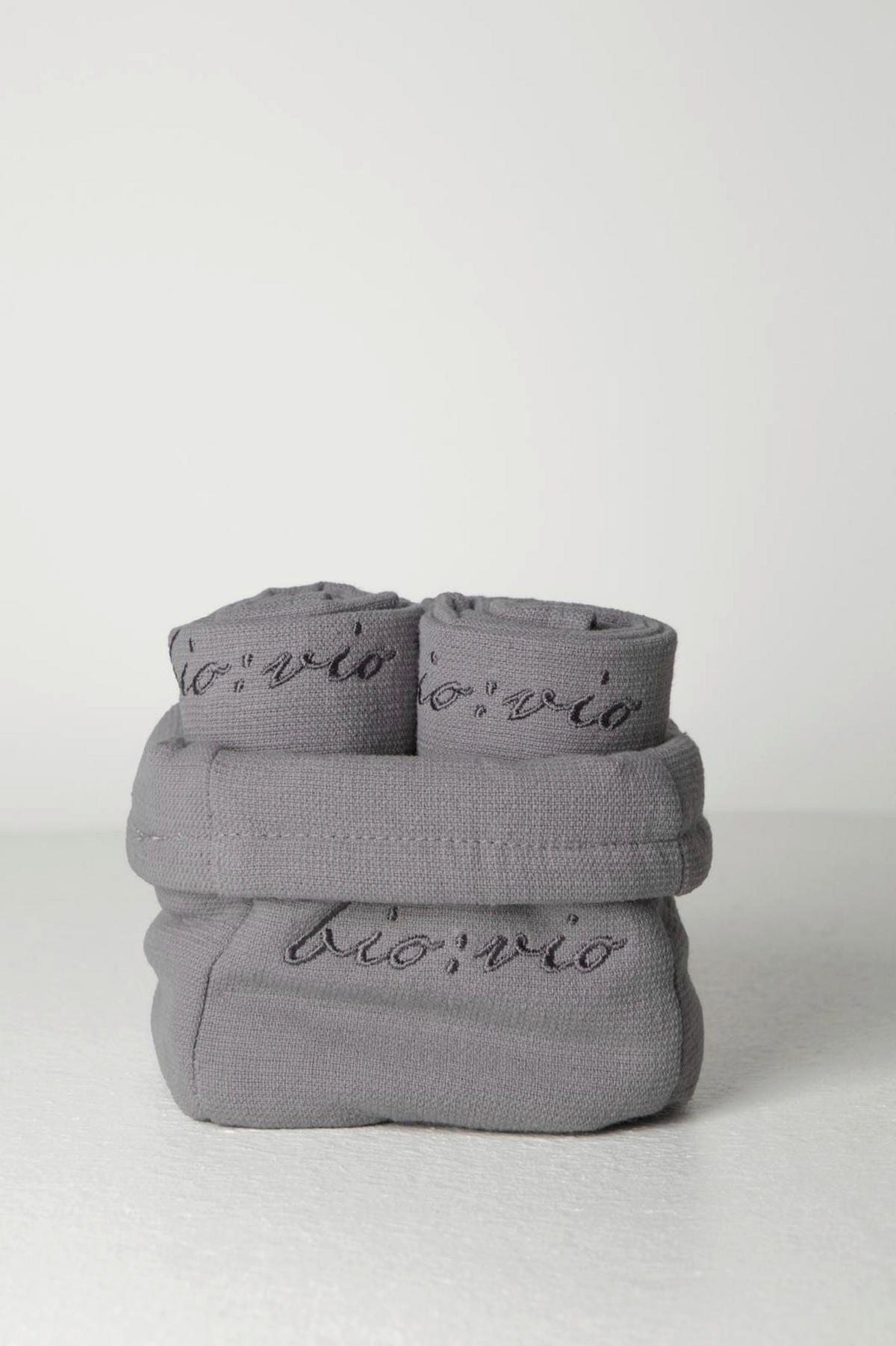 FROTTÉSET Santo taupe 4 delar  - taupe, Klassisk, textil - Esposa