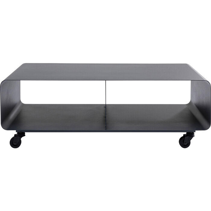 TV-ELEMENT - Dunkelgrau, Design, Kunststoff/Metall (90/30/42cm) - Kare-Design