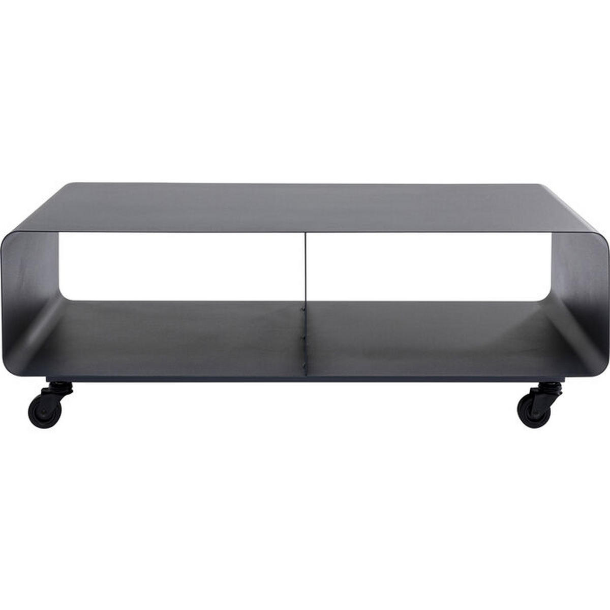 TV-ELEMENT - Dunkelgrau, Design, Kunststoff/Metall (90/30/42cm) - Kare-Design