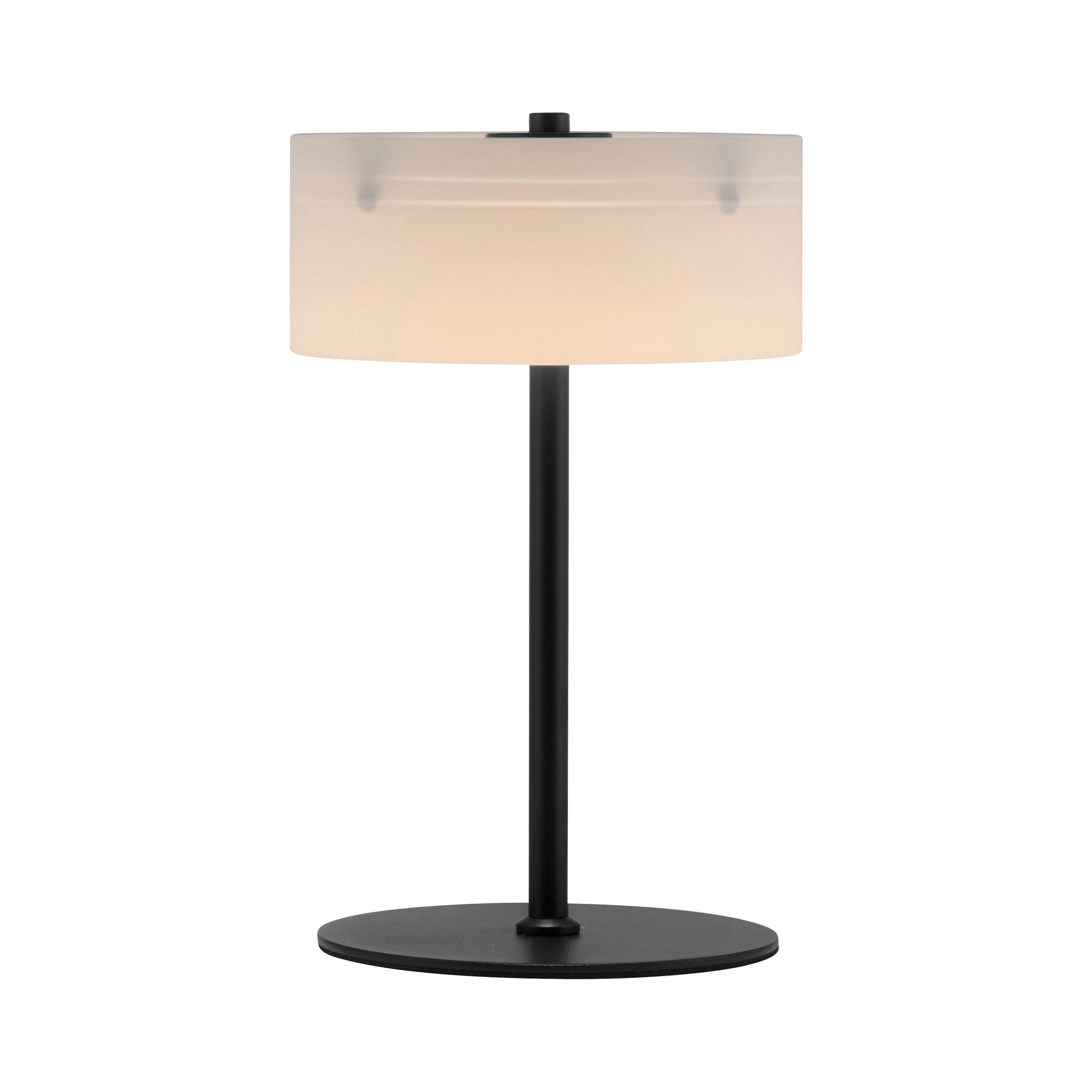 LED-TISCHLEUCHTE Marika 20/20/33 cm  - Schwarz, Design, Glas/Kunststoff (20/20/33cm) - Paul Neuhaus