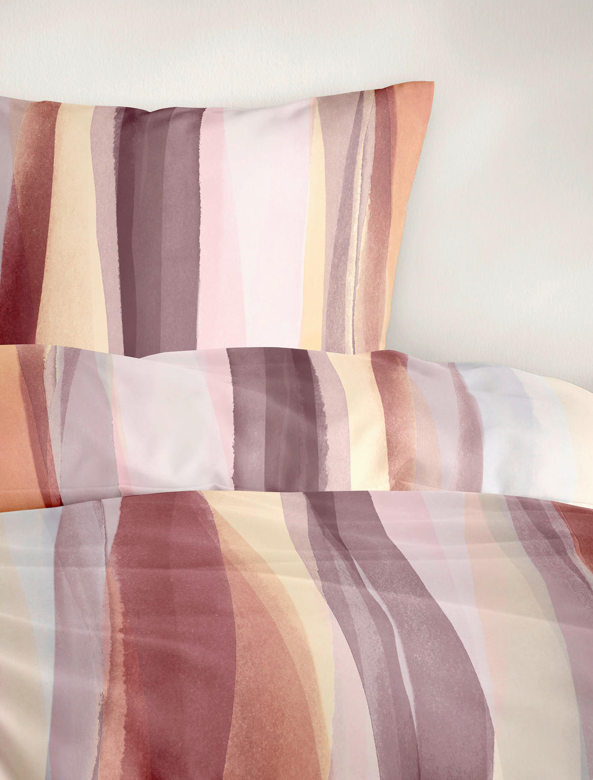 BETTWÄSCHE 2-teilig Biber 135/200 cm  - Terracotta, Design, Textil (135/200cm) - Bierbaum