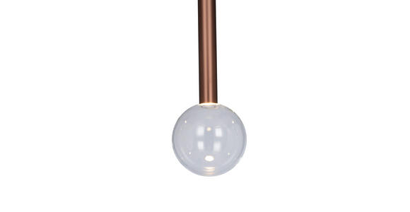 LED-HÄNGELEUCHTE 90/10/180 cm  - Klar/Schwarz, Design, Glas/Metall (90/10/180cm) - Dieter Knoll