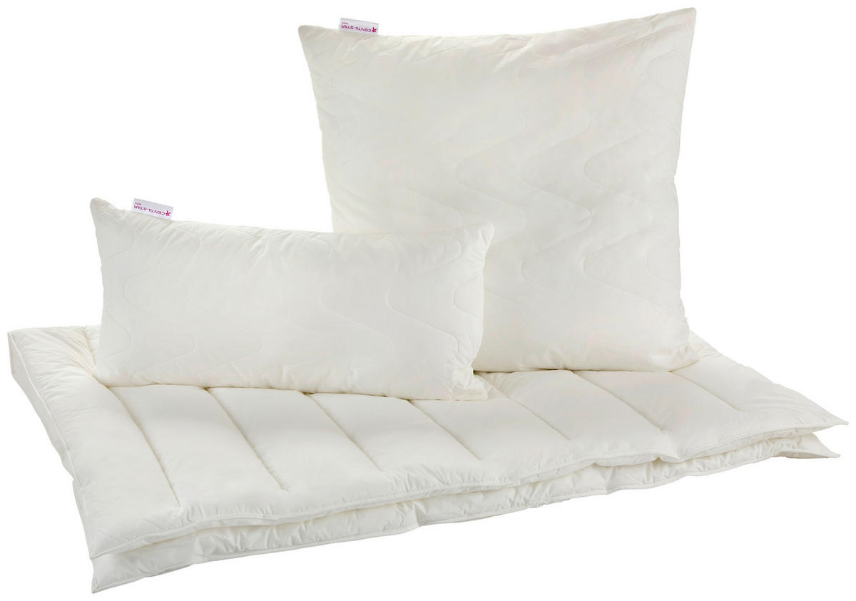 CELOROČNÁ PRIKRÝVKA, 135/200 cm,  - biela, Basics, textil (135/200cm) - Centa-Star