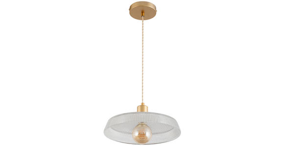 HÄNGELEUCHTE 30/113 cm - Klar, Trend, Glas/Metall (30/113cm) - Novel