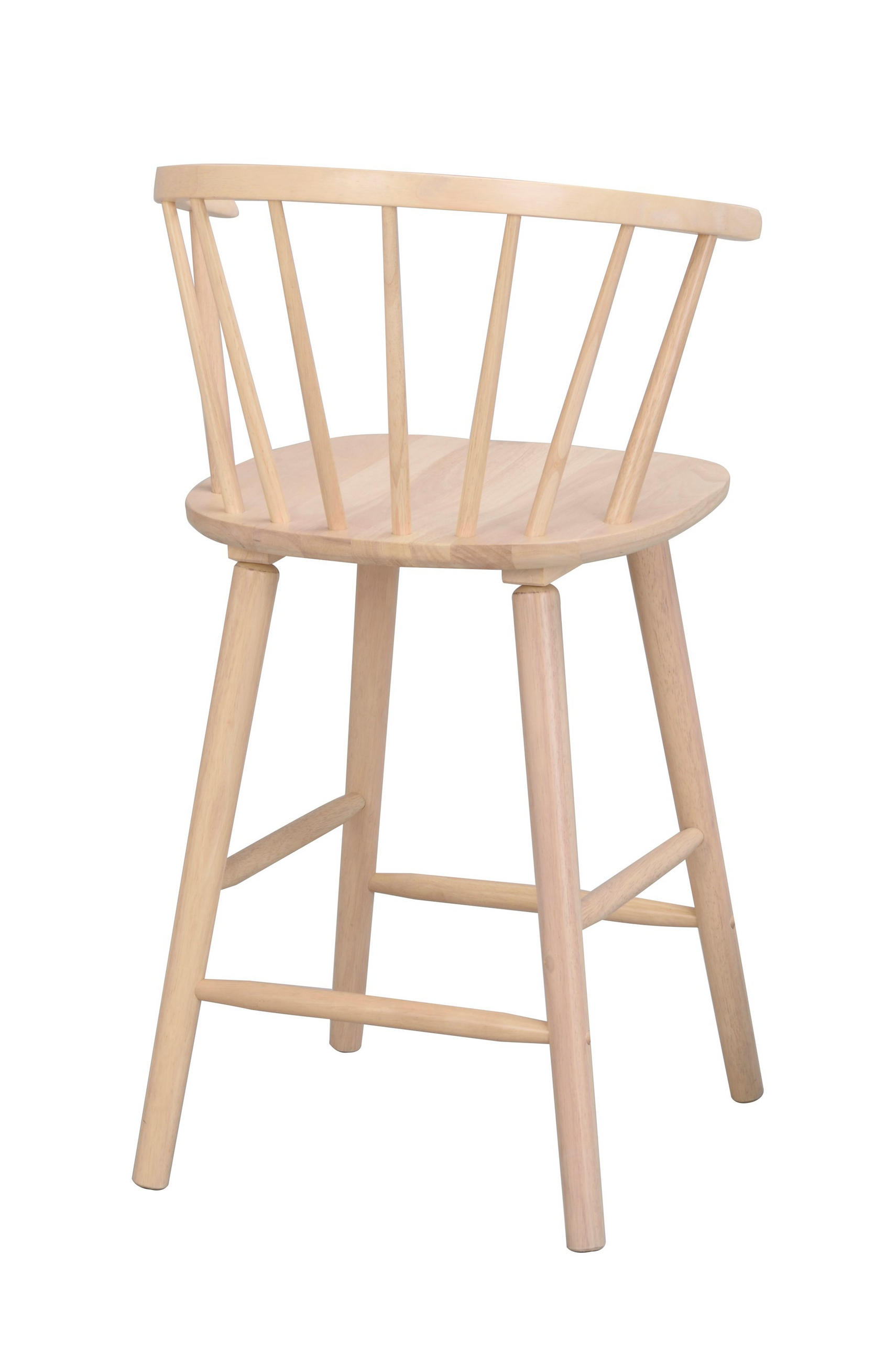 BARSTOL i vit, ekfärgad  - vit/ekfärgad, Design, trämaterial/trä (55/96/55cm) - Rowico